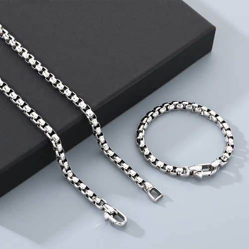 Collana catena rolo quadrata