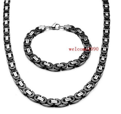Set bracciale collana catena - set,