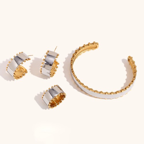 Set orecchini anello bracciale - anello,