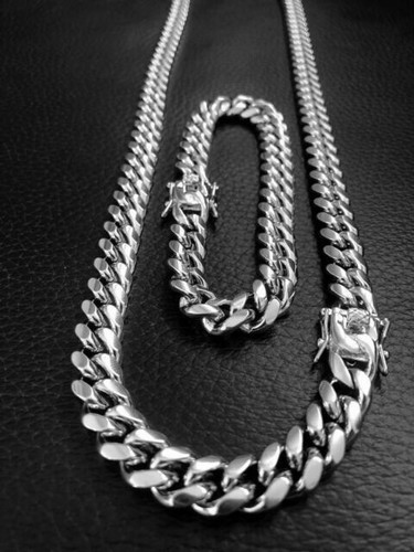 Set bracciale catena uomo - set,