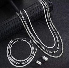 Set Gioielli Acciaio Inox