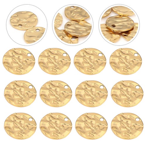 Raw brass charms pendant - ,