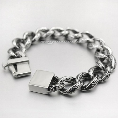 Bracciale maglia acciaio - , inox