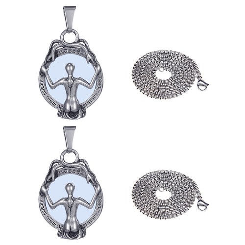 Pezzi stile collana acciaio - 2,