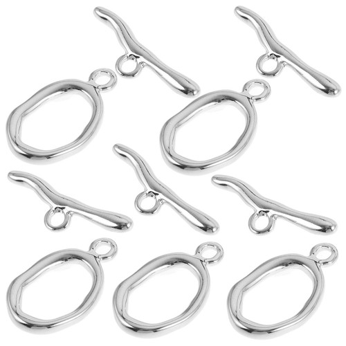 Sets stainless steel clasps - stainless,