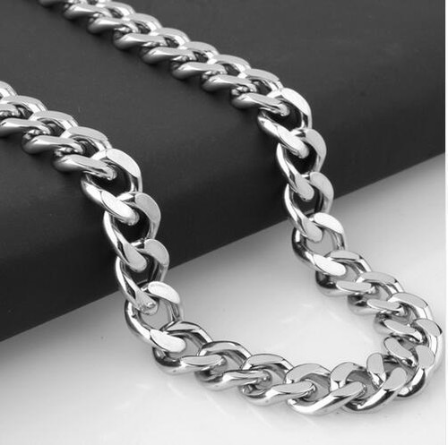 Collana catena cubana mm - 10,