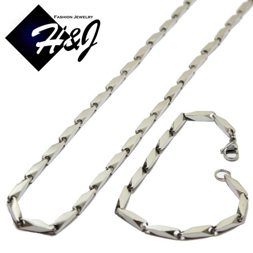 Set collana bracciale uomo - set, 24"