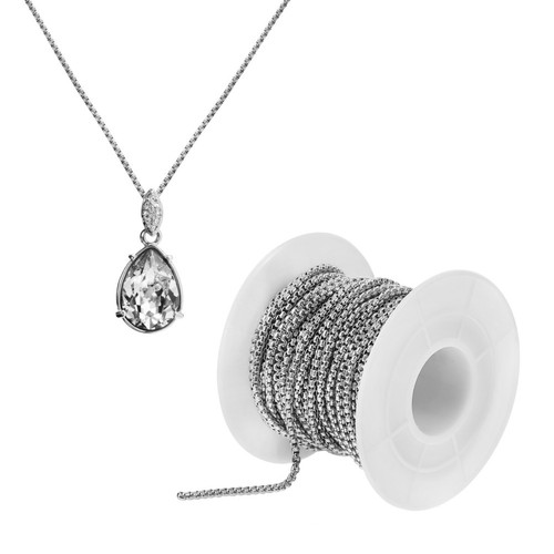 Catena perline acciaio inox - perline,