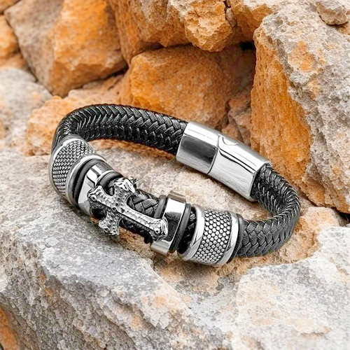 Bracciale uomo acciaio inox - bracciale,