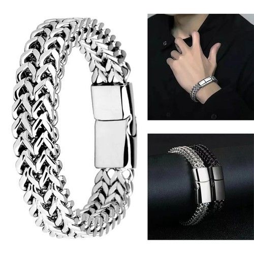 Bracciale uomo acciaio - bracciale, inox