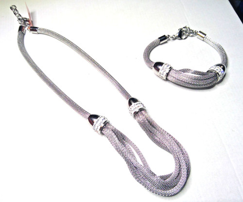 Collana bracciale girocollo - e,