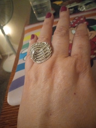 Anello nodo cristallo macys - anello,