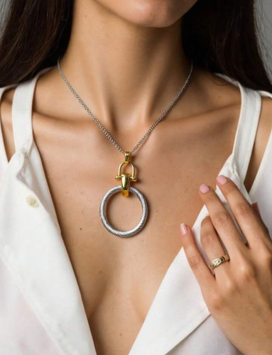 Collana donna acciaio inox
