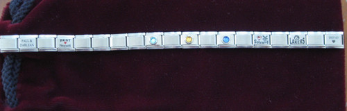 Bracciale charm quadrato - bracciale,