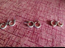 Set 3 paia orecchini cerchio