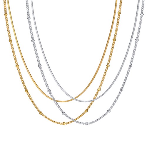 5pz collana sottile donna - collana,