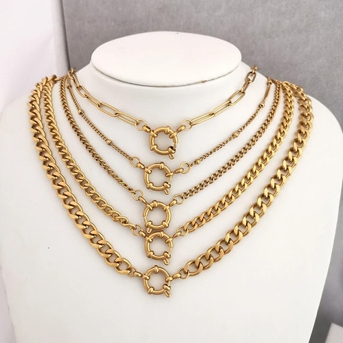 Collana acciaio inox - acciaio,